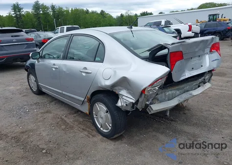 2006 Honda Civic Hybrid z USA, uszkodzony, nr VIN JHMFA36246S007174